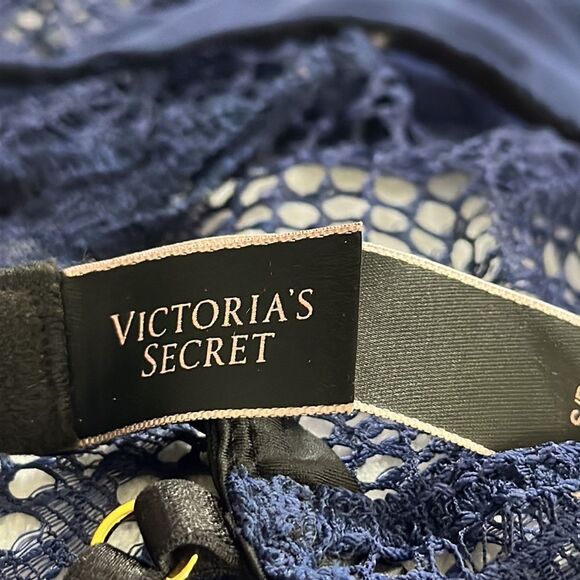 VS Teddy Size SP Navy Blue Lace & Mesh NWOT - Picture 13 of 16